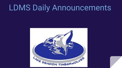 Daily Announcements